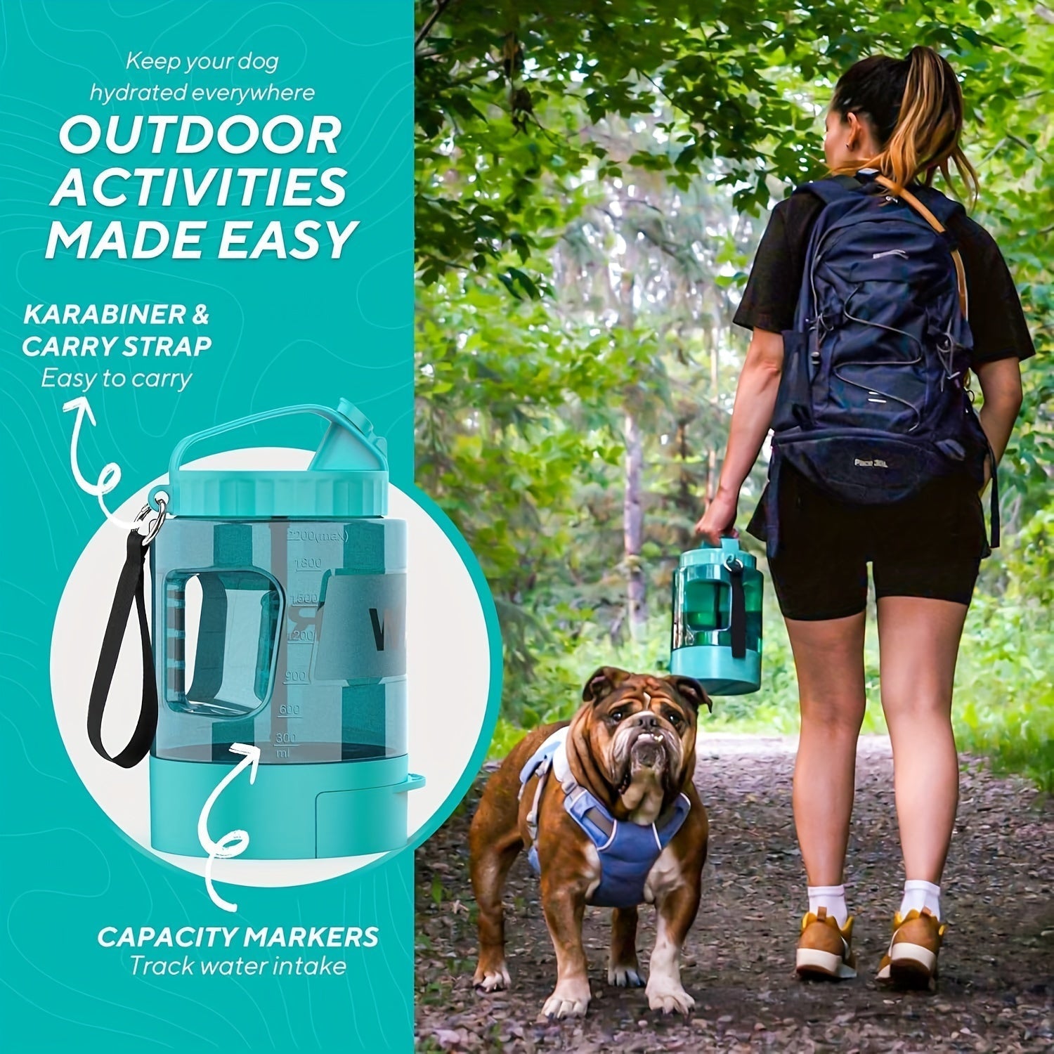 Dog Travel Water Dispenser Bottle